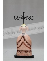 Подставка для бижутерии "Розовое платье"