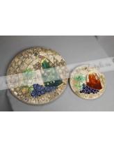 Декоративные тарелки  "Натюрморт с виноградом"